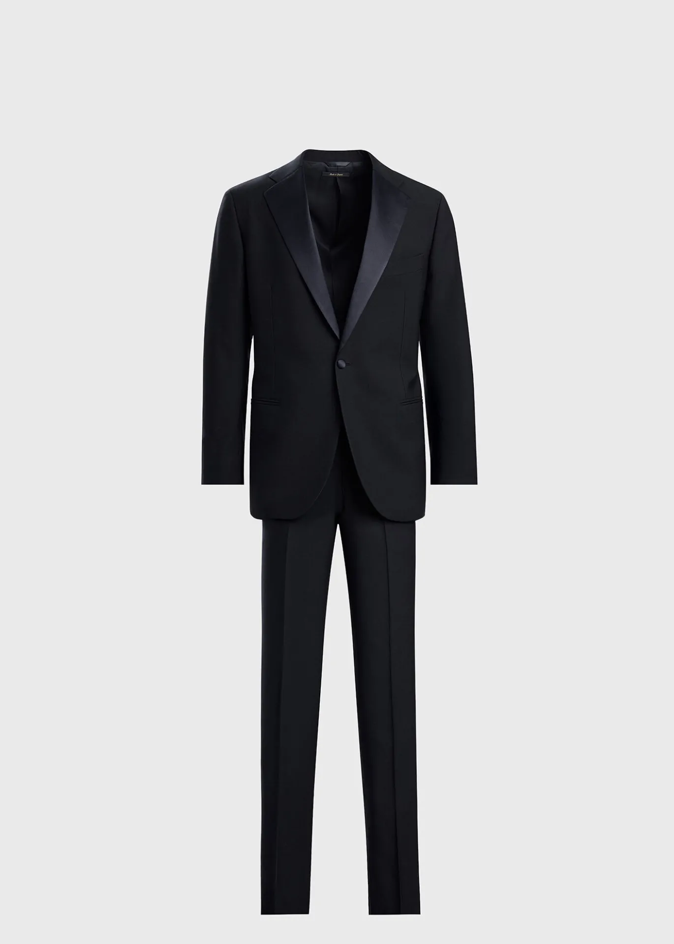 All Year Wool Tuxedo with Satin Notch Lapel