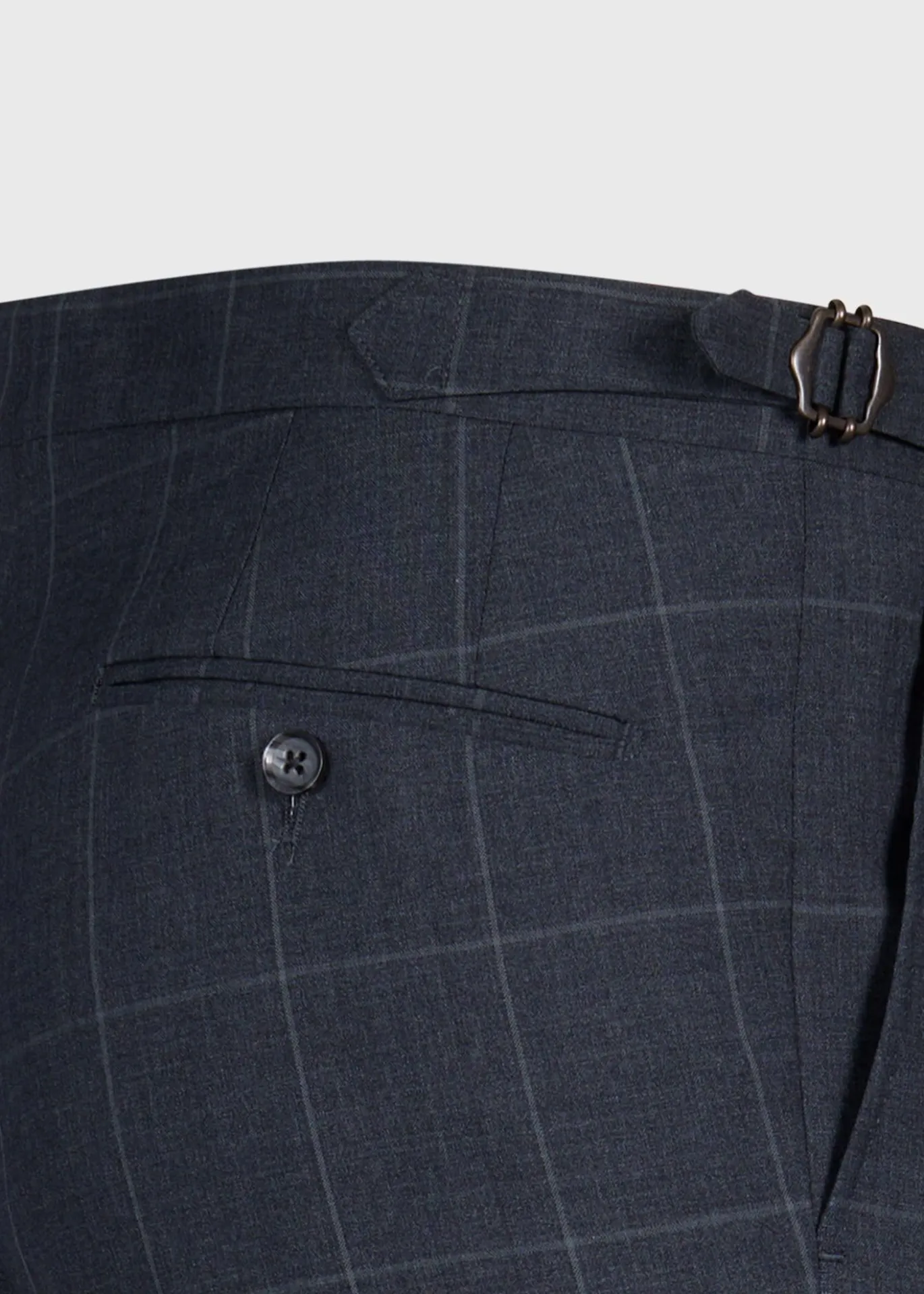 All Year Wool Windowpane Suit