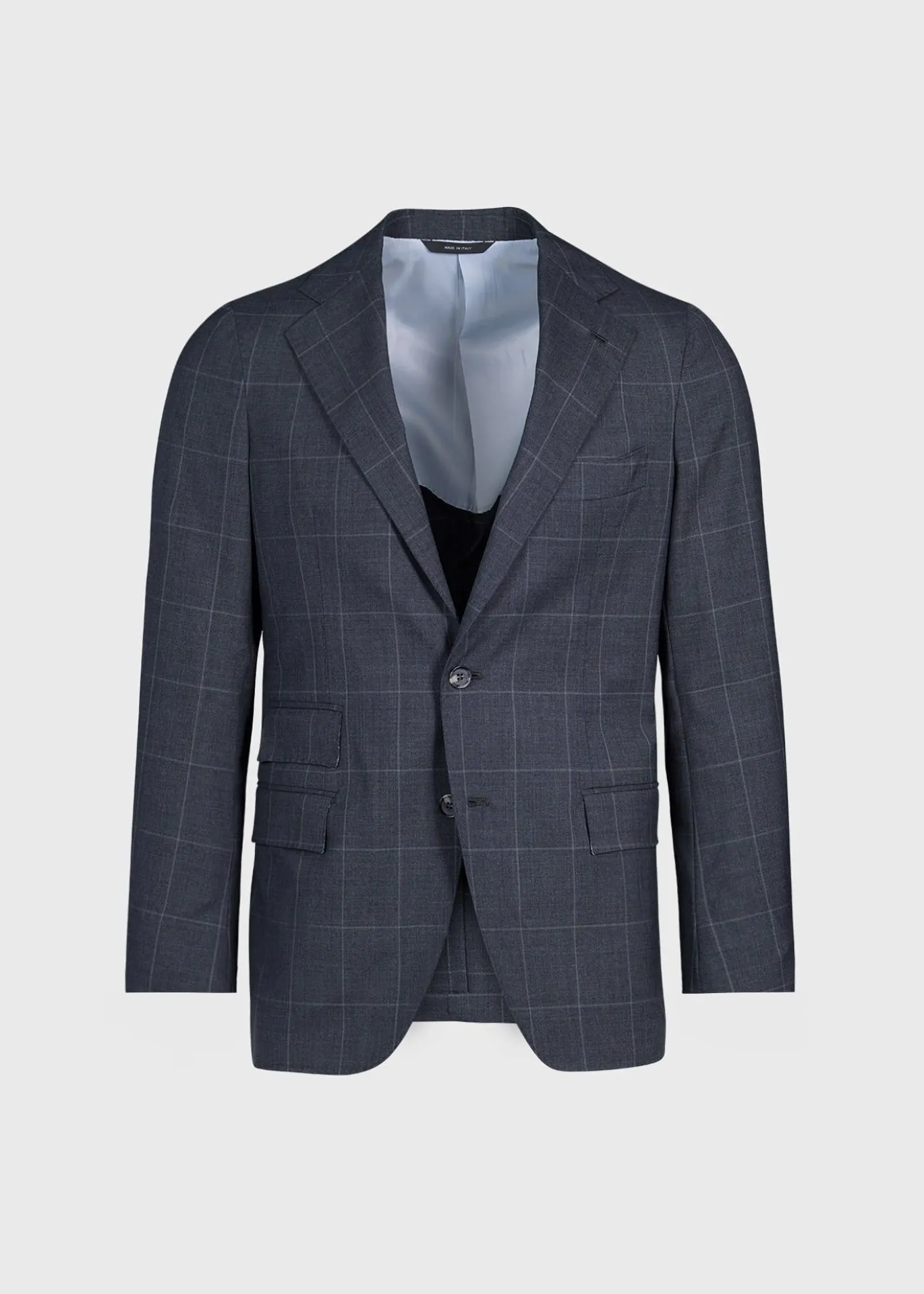 All Year Wool Windowpane Suit