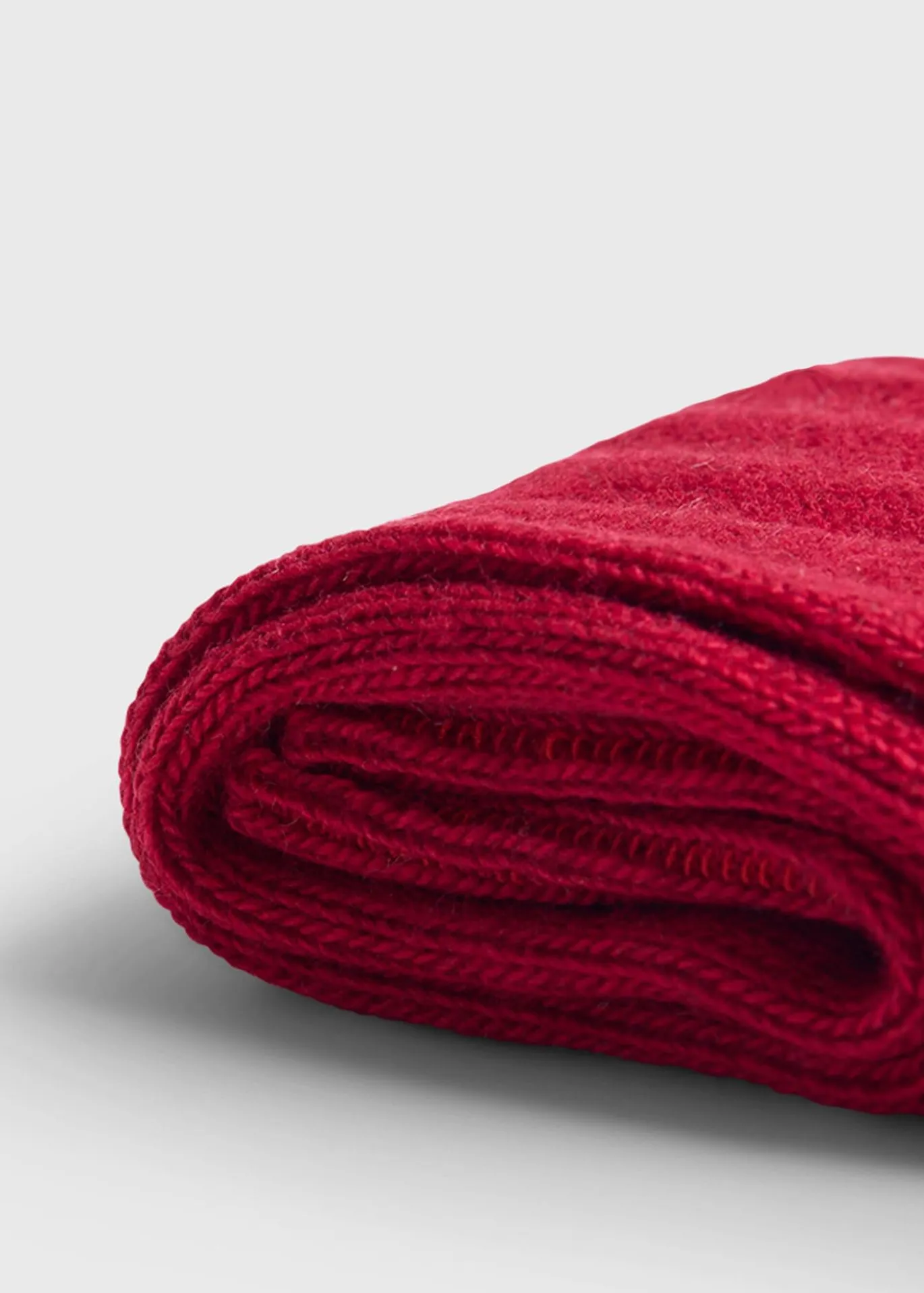 Cashmere Blend Ribbed Sock