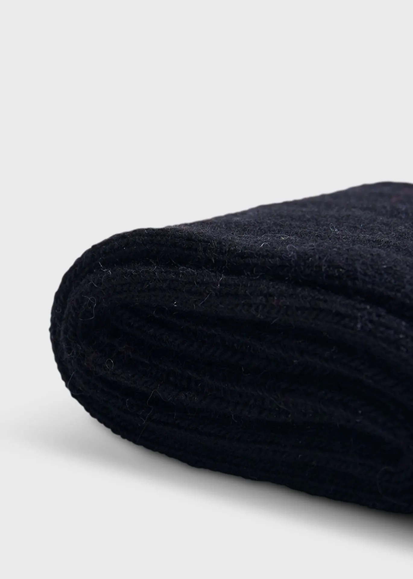 Cashmere Blend Ribbed Sock