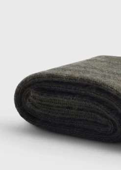 Cashmere Blend Ribbed Sock
