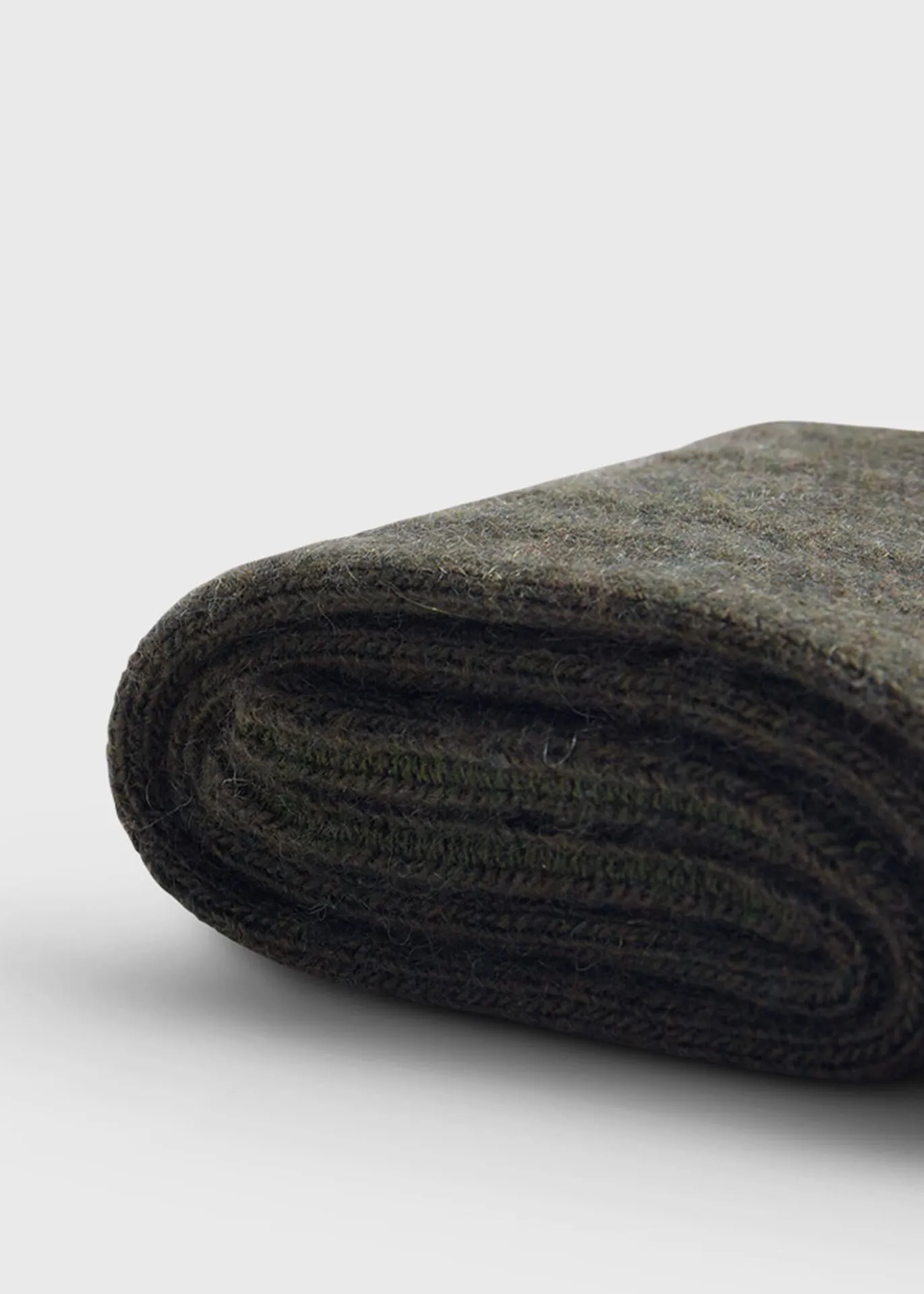 Cashmere Blend Ribbed Sock