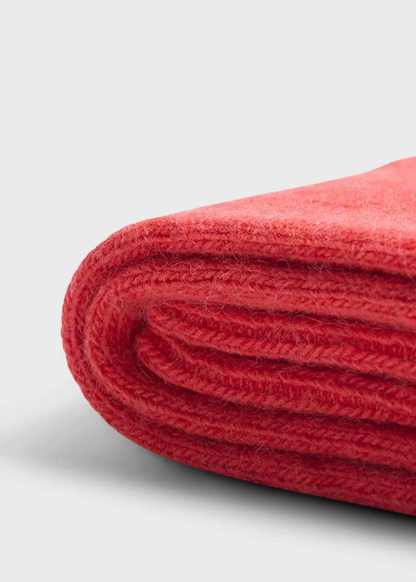 Cashmere Blend Ribbed Sock