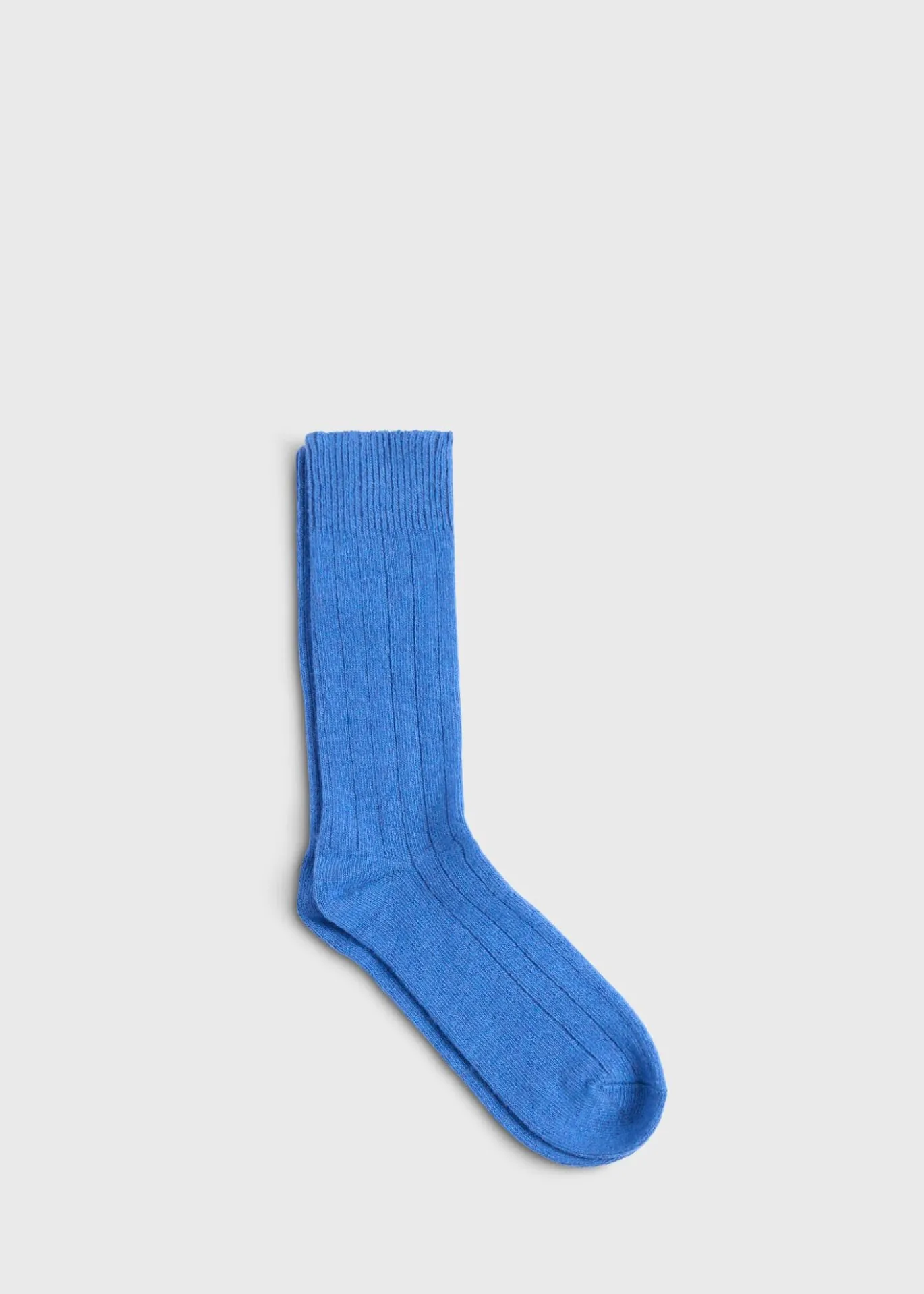 Cashmere Blend Ribbed Sock