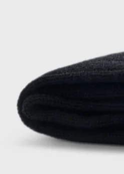 Cashmere Ribbed Crew Sock