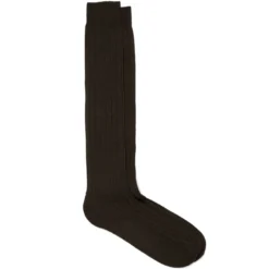 Cashmere Ribbed Sock