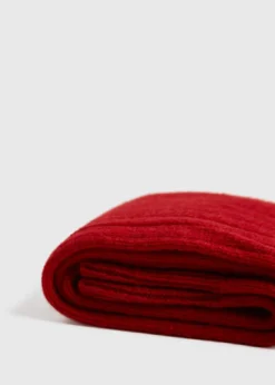 Cashmere Ribbed Sock
