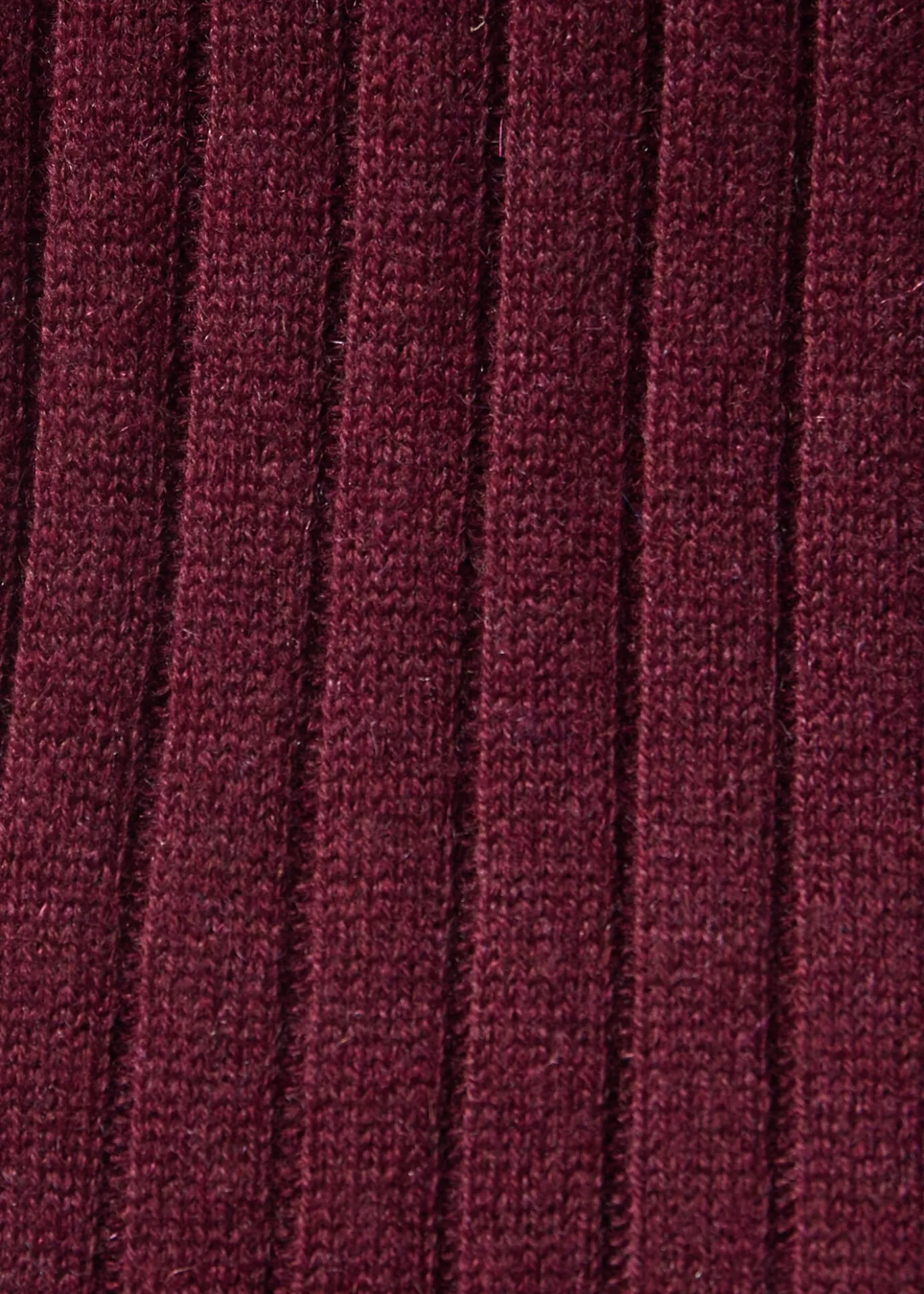 Cashmere Ribbed Sock