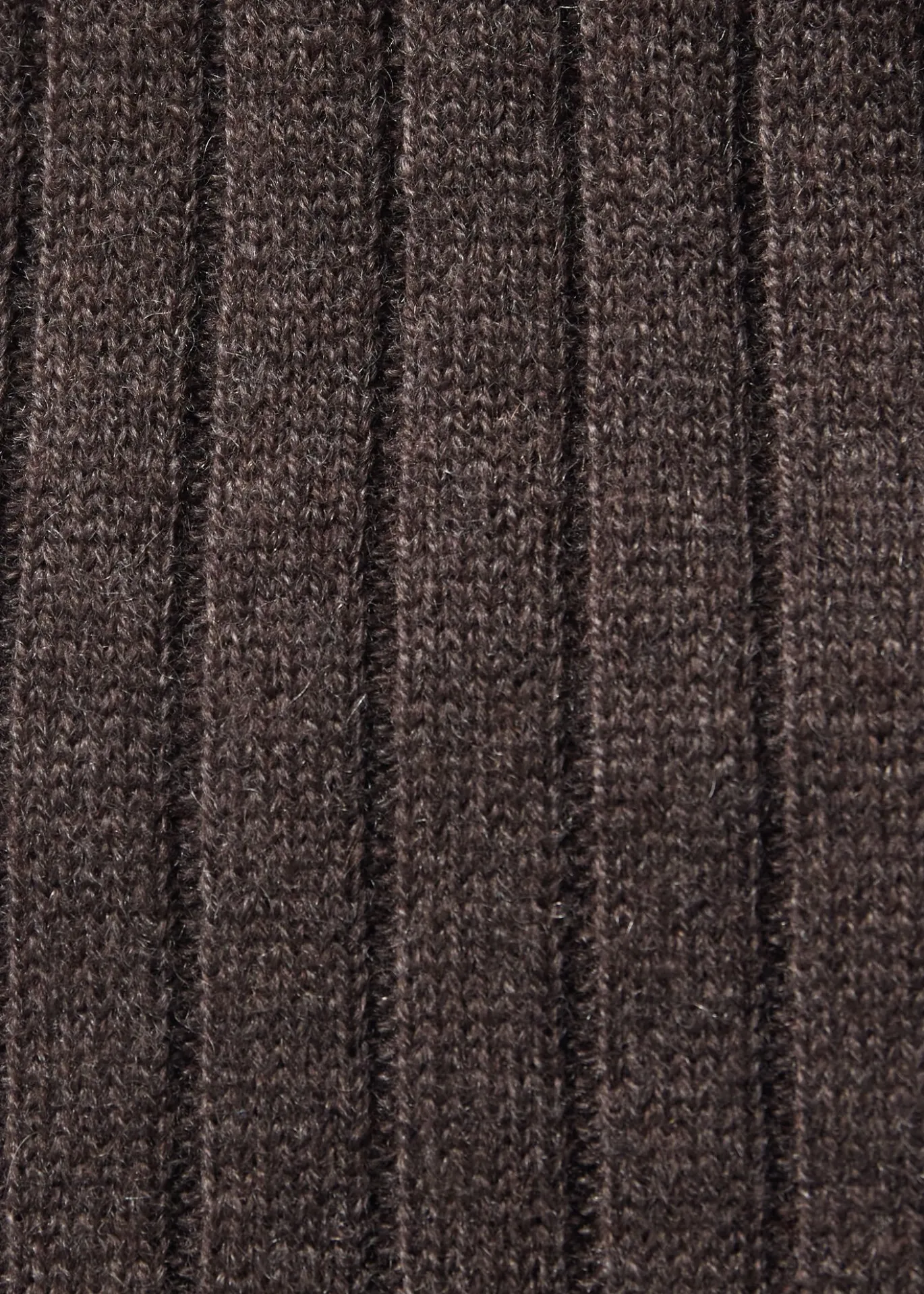 Cashmere Ribbed Sock