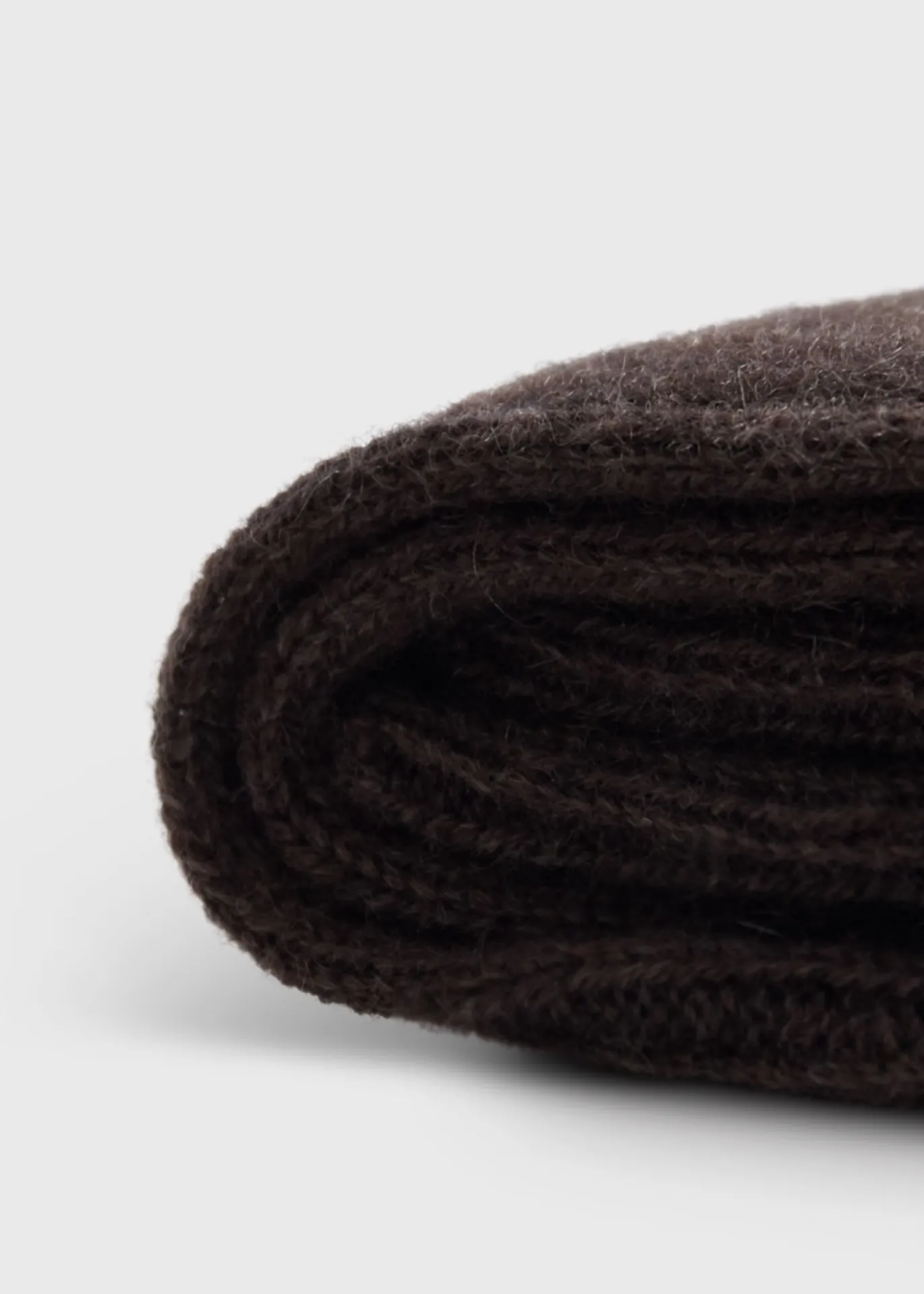 Cashmere Ribbed Sock