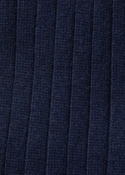 Cashmere Ribbed Sock