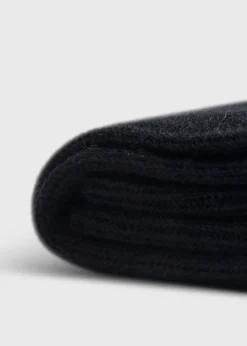 Cashmere Ribbed Sock