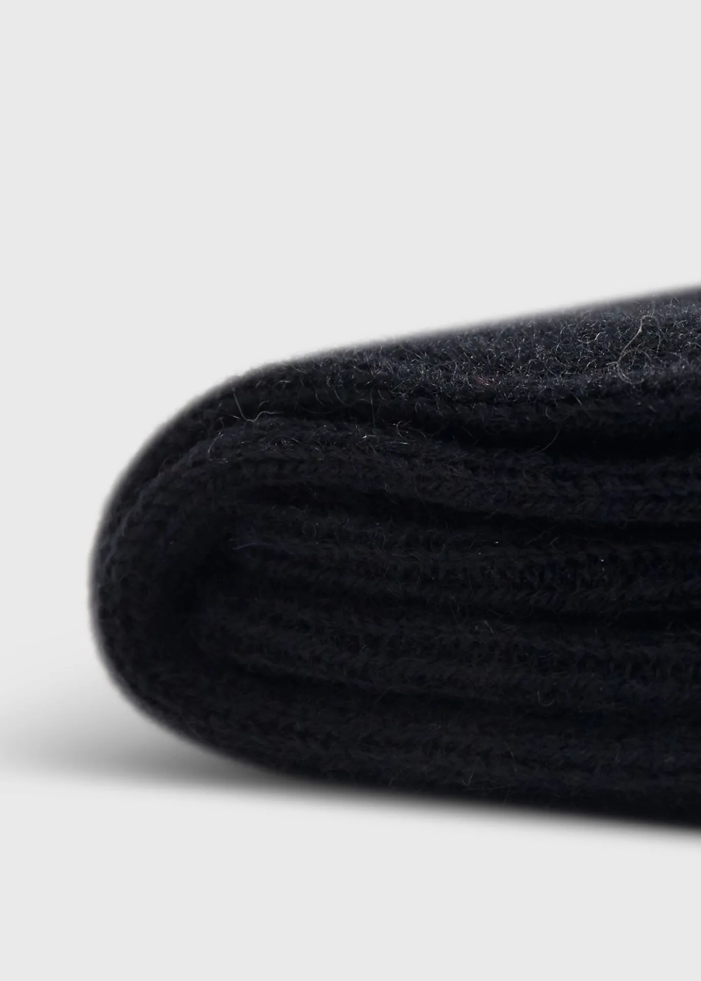 Cashmere Ribbed Sock