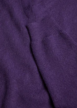 Classic Alpaca Links V-Neck Sweater