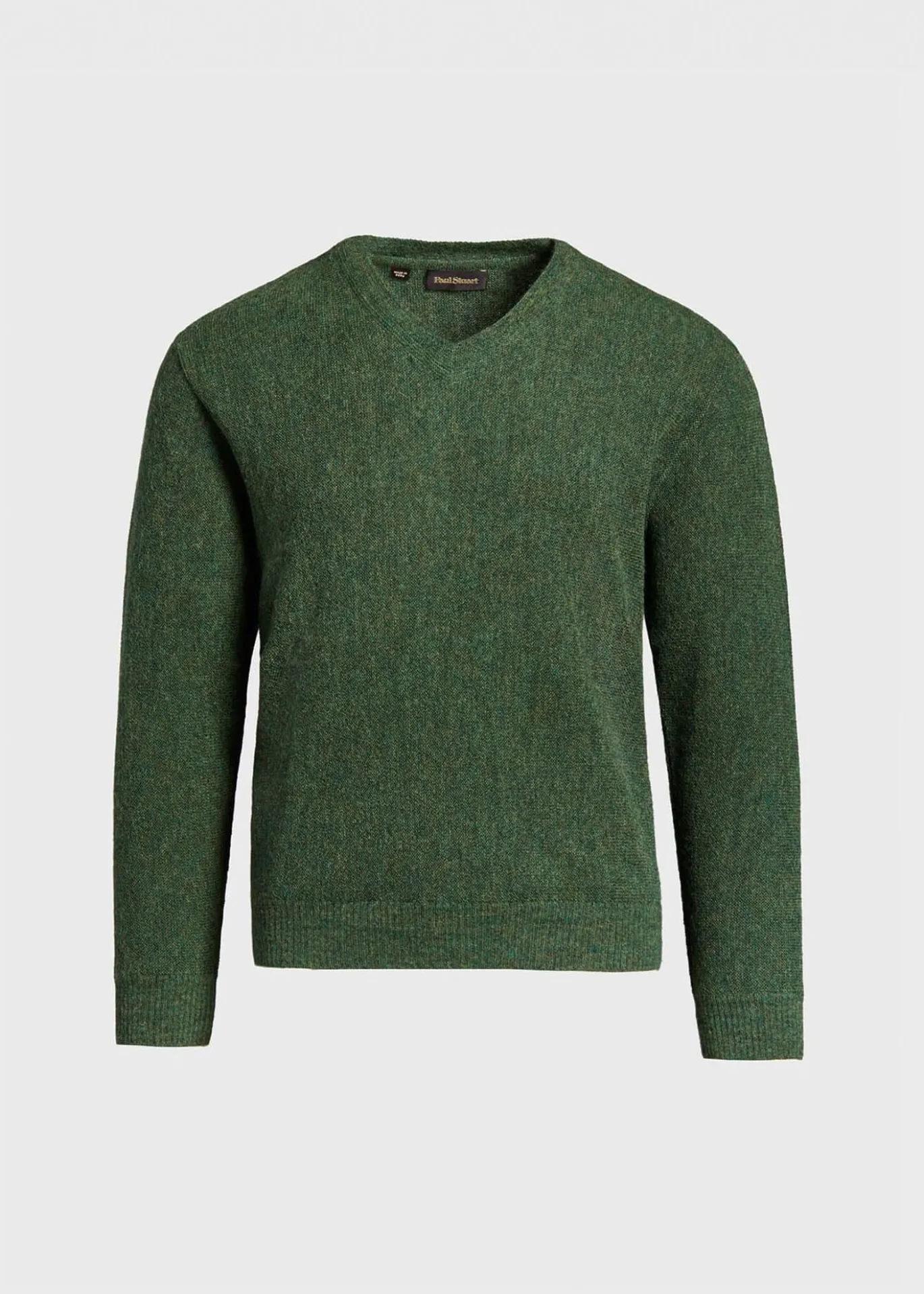 Classic Alpaca Links V-Neck Sweater