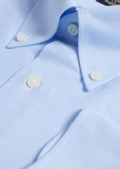 Cotton Oxford Logo Sport Shirt