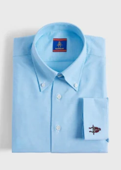 Cotton Oxford Logo Sport Shirt