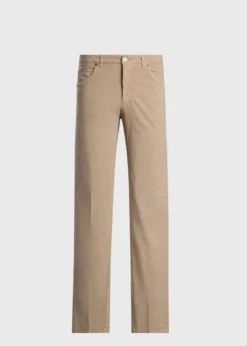 Cotton & Silk Five Pocket Pant