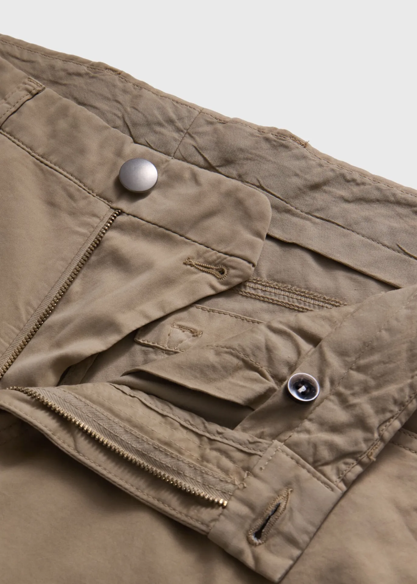 Cotton & Silk Five Pocket Pant