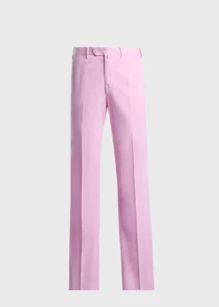 Cotton & Silk Garment Dyed Trouser