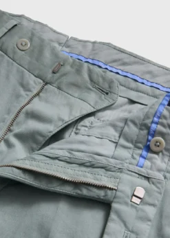 Cotton & Silk Garment Dyed Trouser