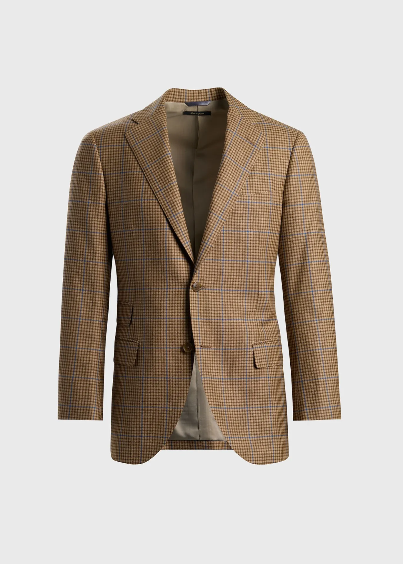 Deco Plaid Wool Jacket