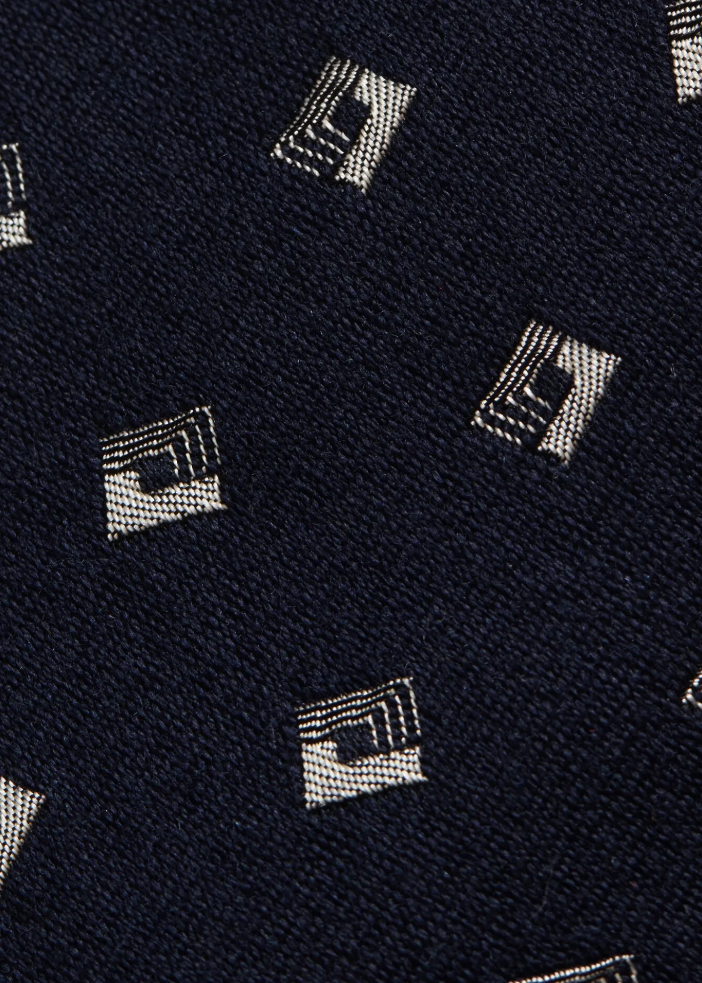 Deco Square Woven Silk Tie