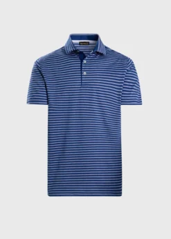 Deco Stripe Performance Polo
