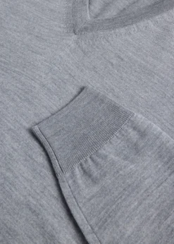 Essential Merino Wool V-neck Sweater