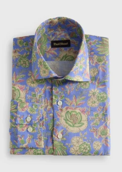 Floral Printed Linen Shirt