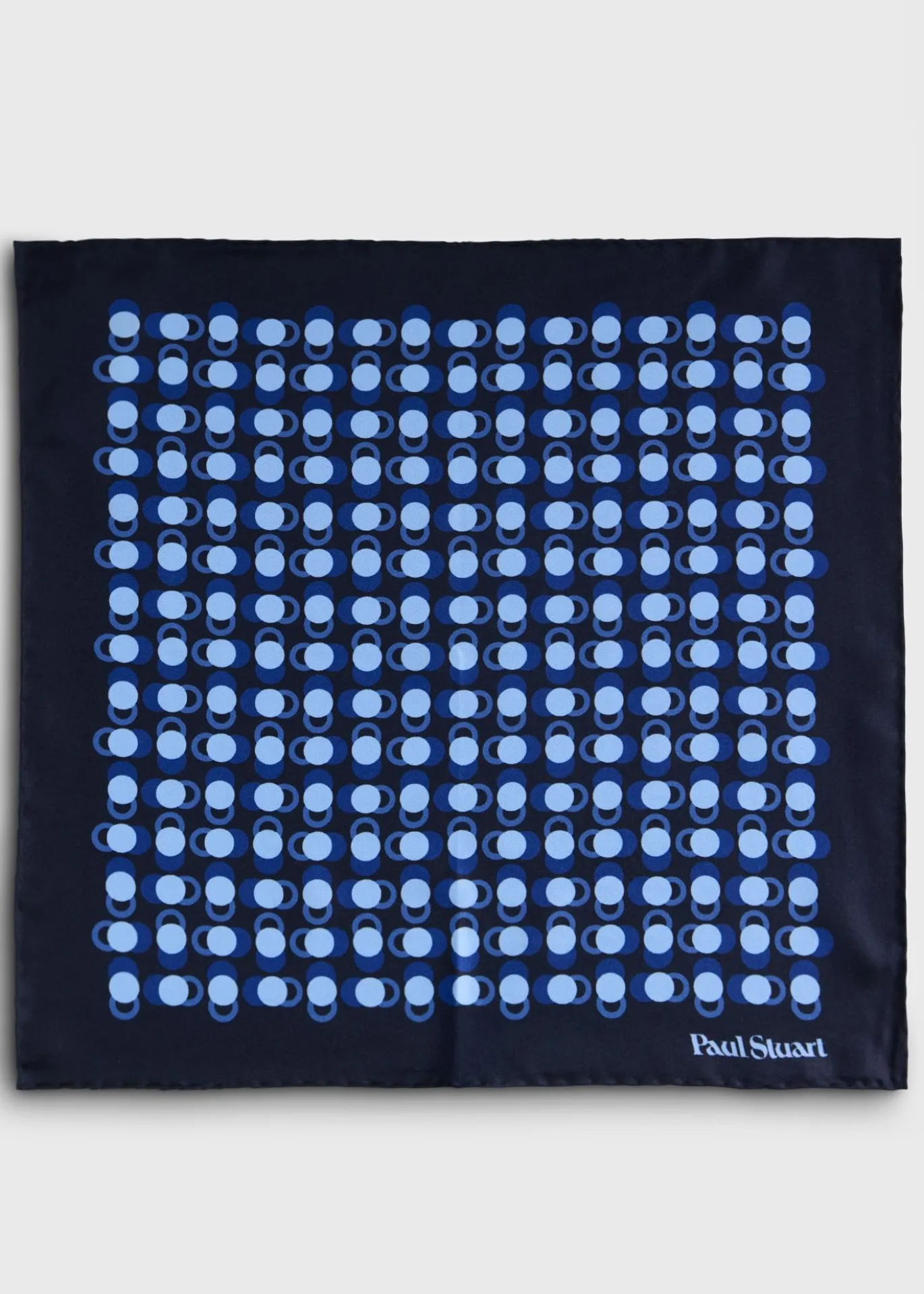 Geometric DotPrint Pocket Square