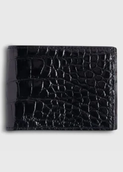 Glazed Alligator Slim Billfold Wallet