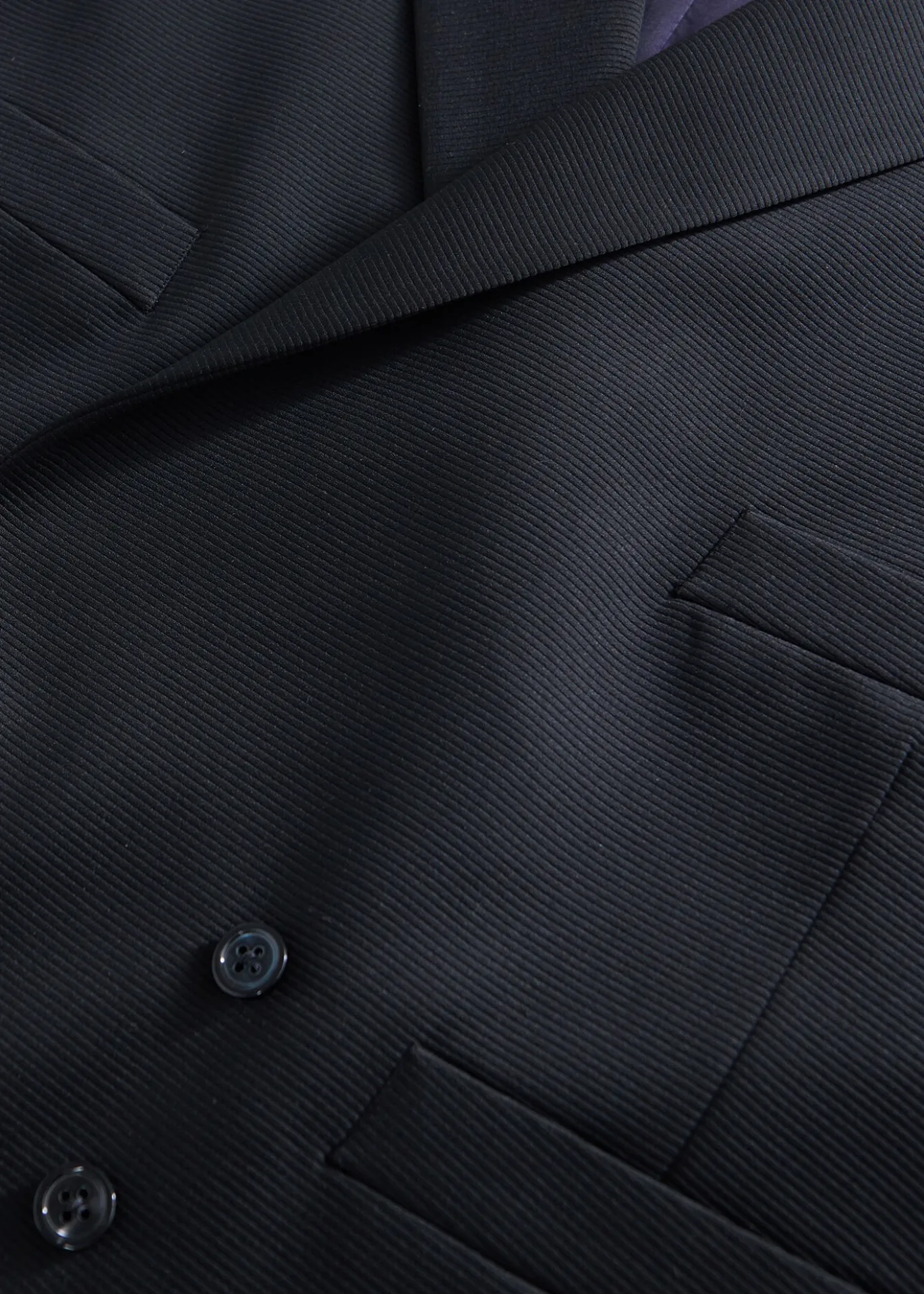 Grosgrain Double Breasted Formal Vest