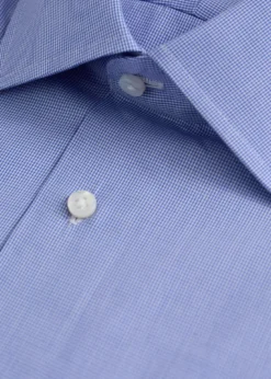 Hand-Finished Gingham Dress Shirt
