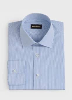 Hand-Finished Stripe Dress Shirt