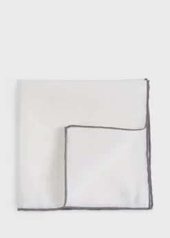 Handkerchief with Contrast Border