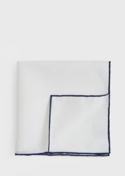 Handkerchief with Contrast Border