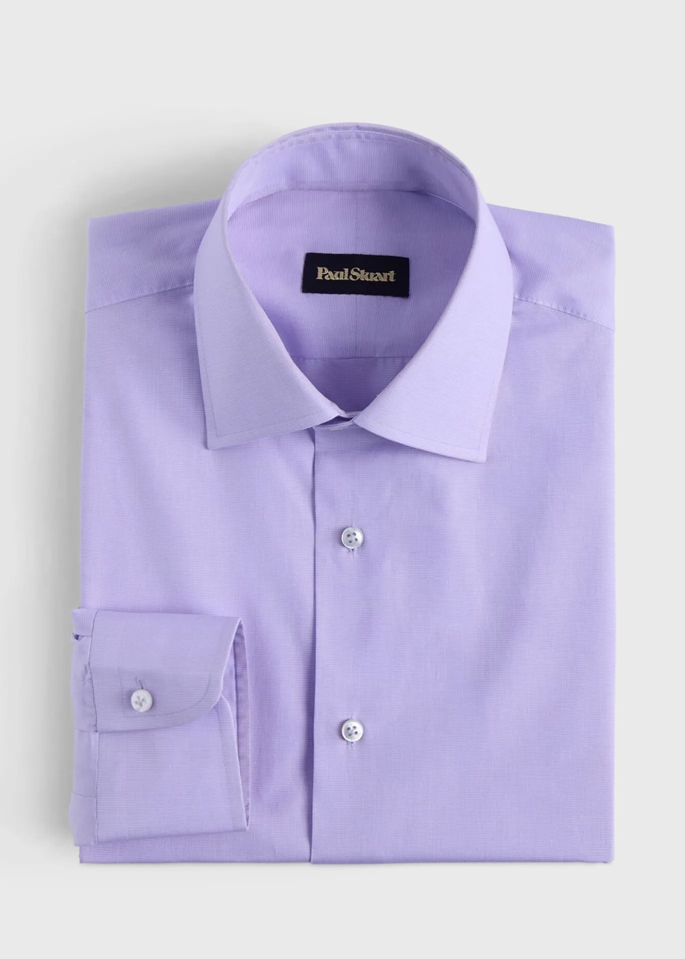 Handmade Micro Check Dress Shirt