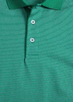 Italian Cotton Micro Stripe Polo