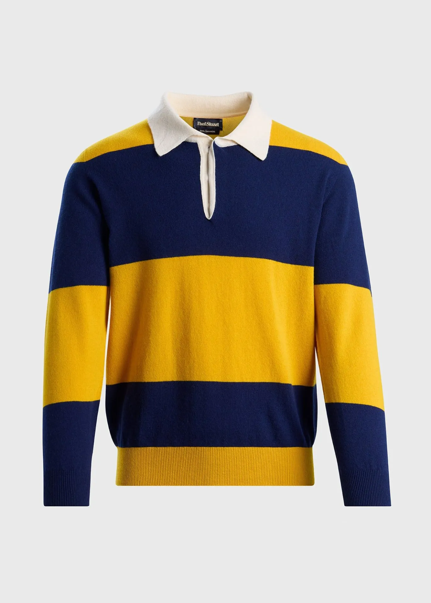 Lightweight Cashmere Rugby Sweater