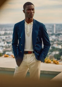 Lightweight Double Breasted Blazer