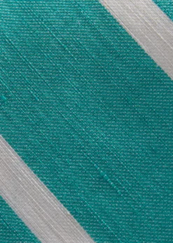 Linen & Cotton Stripe Tie