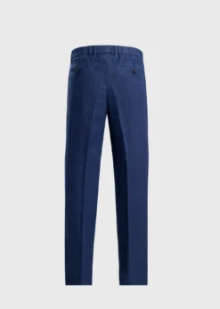 Linen Garment Dyed Trouser