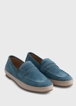 LLoyd Suede Penny Loafer Espadrille