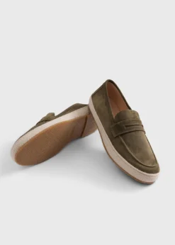 LLoyd Suede Penny Loafer Espadrille