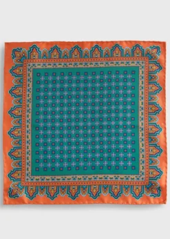 Medallion PrintPocket Square