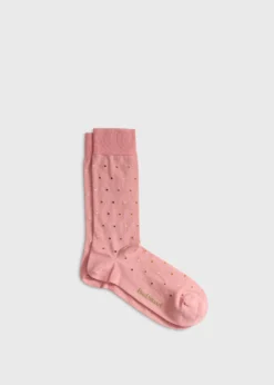 Micro Poka-Dot Crew Sock