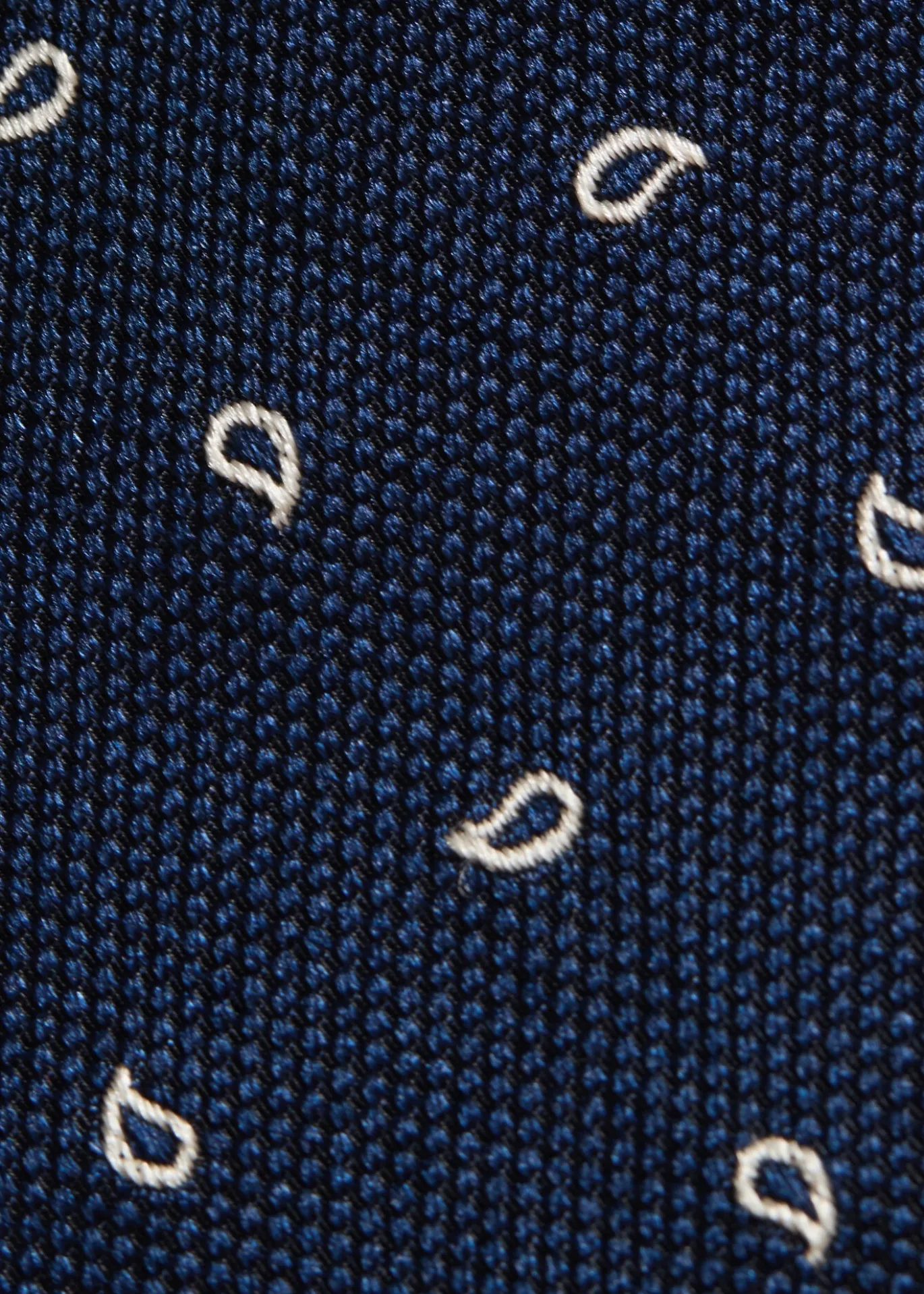 Mini Paisley Woven Silk Tie