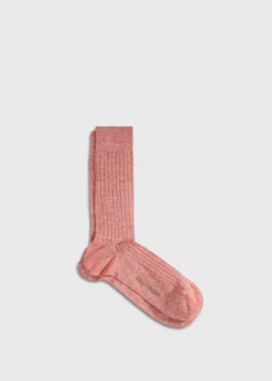 Mélange Vertical Stripe Sock